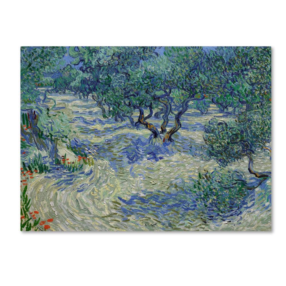 Van Gogh Olive Orchard 35x47 Gallery-Wrapped Canvas Art