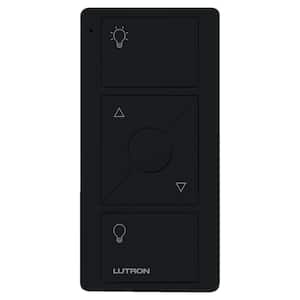 Pico Smart Remote (3-Button, Dimming) for Caseta Smart Dimmer Switch, Black (PJ2-3BRL-GBL-L01)