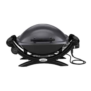 Q 1400 1-Burner Portable Electric Grill in Gray