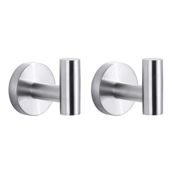 Stainless Steel J-Hook Robe/Towel Hook in Brushed Nickel