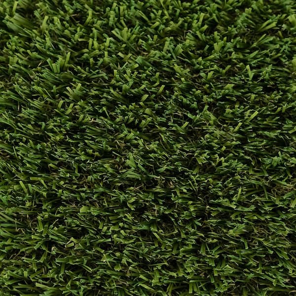 TURF DISTRIBUTORS Eco 72 Deep Green 15 ft. Wide x Cut to Length Artificial Turf