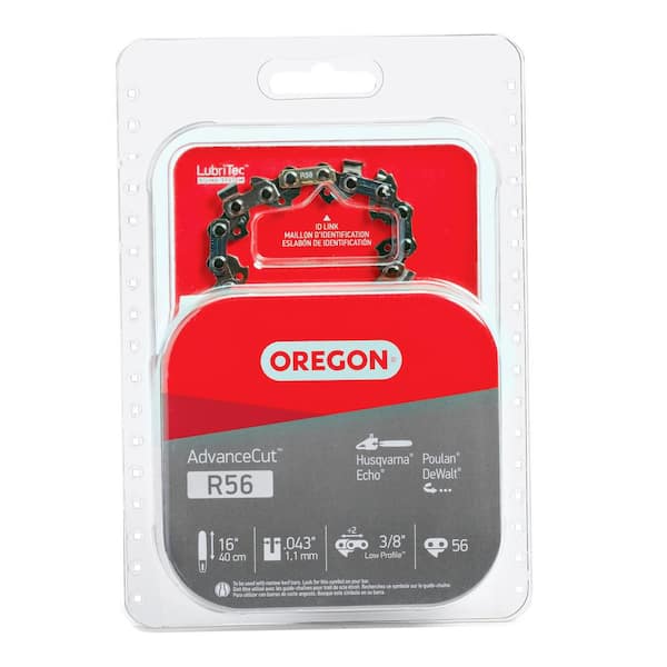 Oregon R56 Chainsaw Chain for 16 in. Bar Fits Dewalt, Echo, Makita, Milwaukee, Craftsmand and more