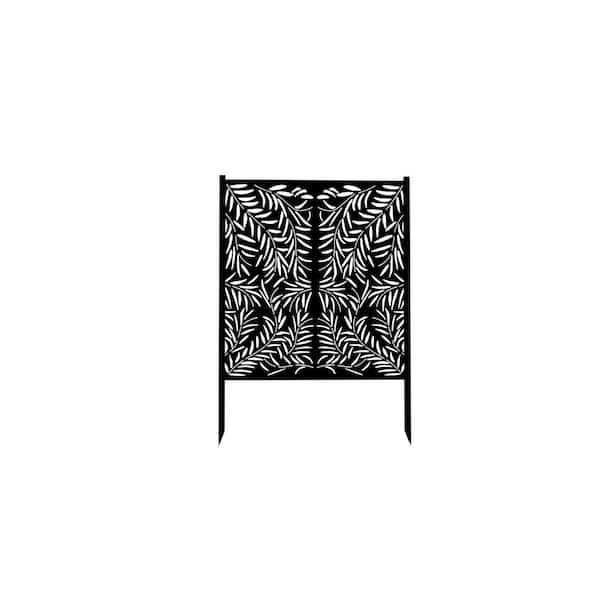 Ejoy 54 in. H x 38.5 in. W x 1.2 in. Thick PVC Decorative Air Conditioning Hider Fence Screen (Set of 2-piece)