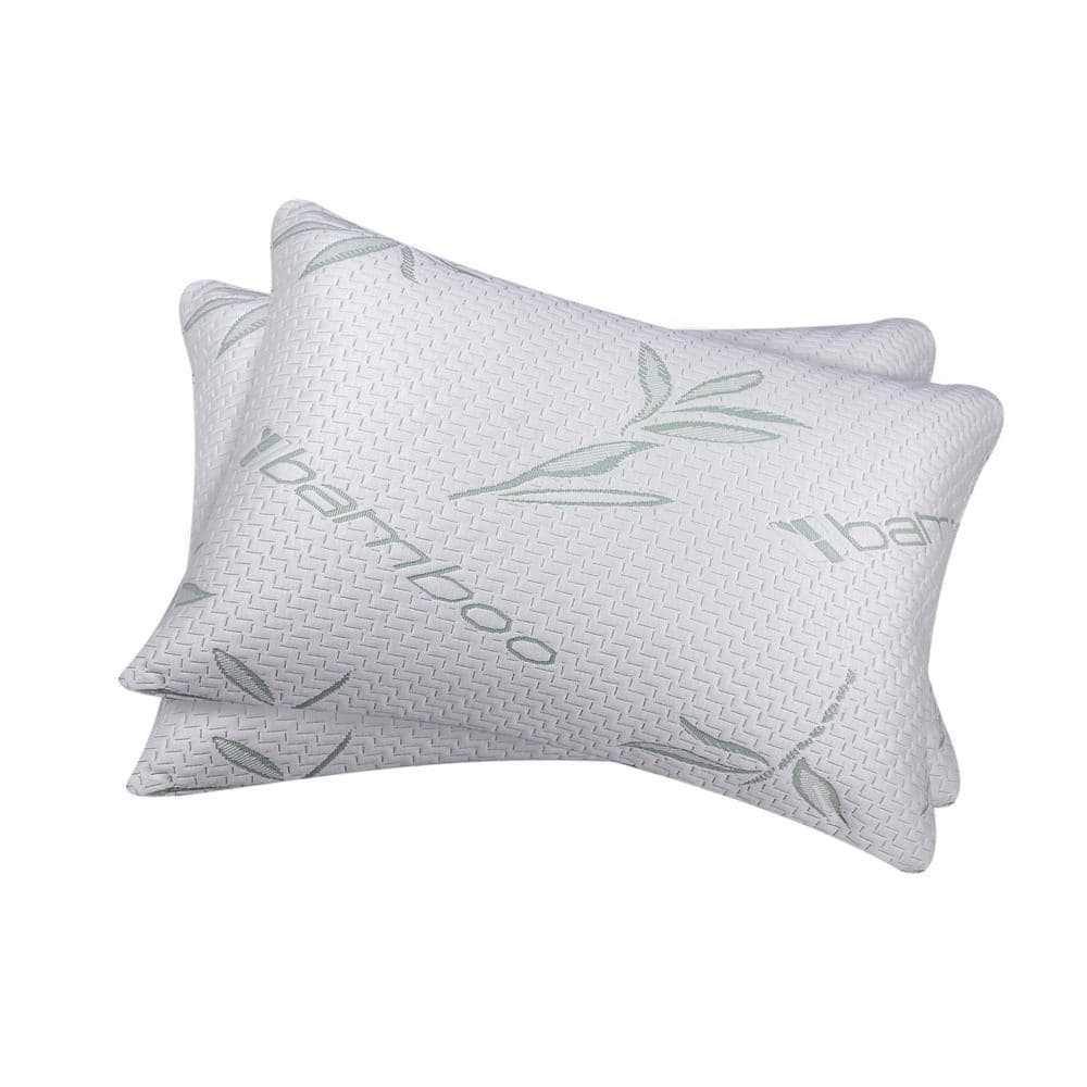 Cosy House Collection Luxury Bamboo Shredded Memory Foam Pillow Adjustable  Fit Zipper Fill Removable - Ultra Soft, Cool & Breathable Hypoallergenic  Pillow Cover (King) : : Home