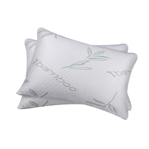 Memory Foam Hypoallergenic Comfort Cooling Standard/Queen Pillow (Set of 2)