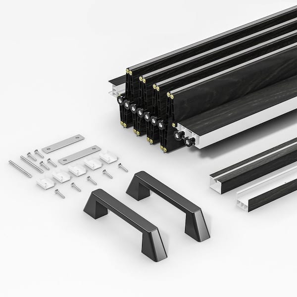 Everbilt Accordion Door Jupiter Platinum Oak 36 in. x 80 in. JUP