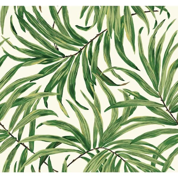 York Wallcoverings Tropics Bali Leaves Spray and Stick Roll Wallpaper (Covers 60.75 sq. ft.)