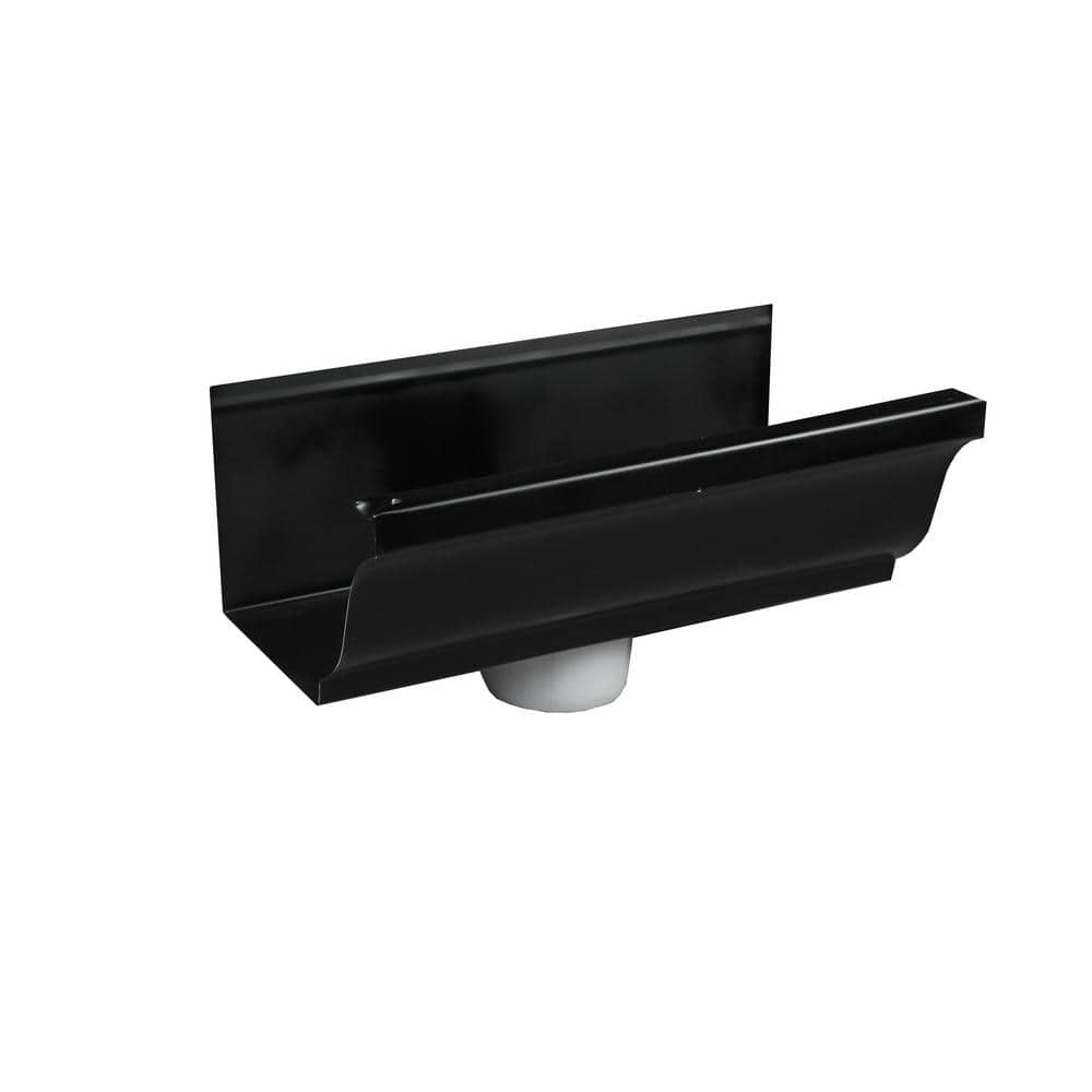 6 in. x 0.5 ft. Black Aluminum End with Oval Drop price history on PriceWatchPro