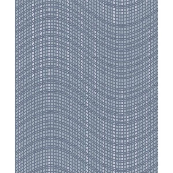 Advantage Prudence Slate Wave Paper Strippable Wallpaper (Covers 57.8 sq. ft.)