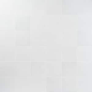 Elizabeth Sutton Cameo White 7.87 in. x 7.87 in. Matte Porcelain Floor and Wall Tile (10.76 sq. ft./Case)