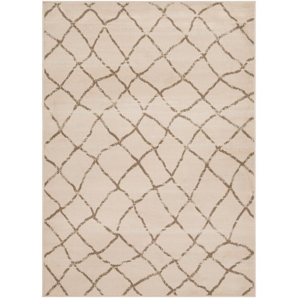 Artistic Weavers Eveline Camel 5 ft. 3 in. x 7 ft. 3 in. Trellis Area Rug