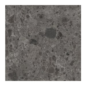 Ambience Terrazzo Deep Gray Semi-gloss 24 in.x 24 in. x 10mm Porcelain Floor and Wall Tile (15 PCS/60 Sq. Ft.)