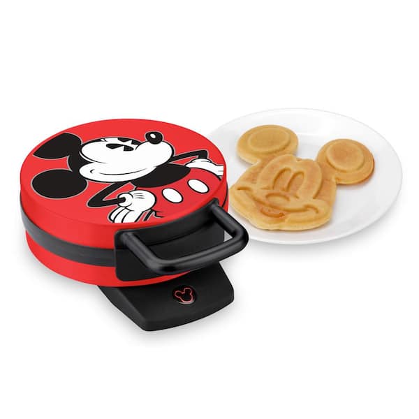  Disney DCM-12 Mickey Mouse Waffle Maker, Red 6 Inch: Home &  Kitchen