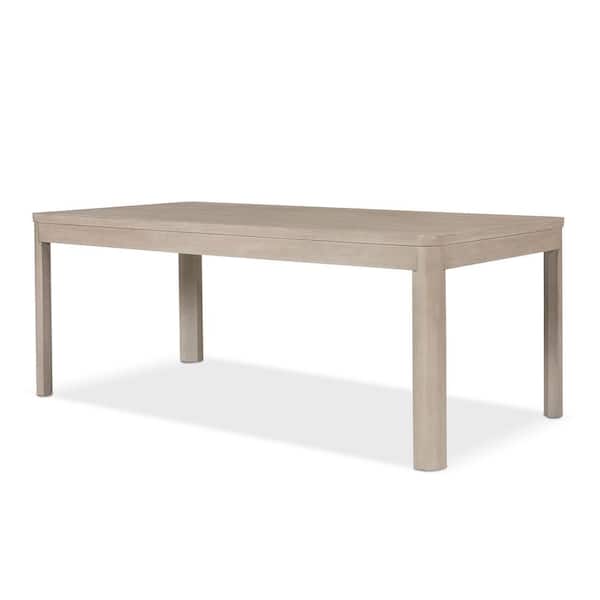 Renan Natural Oak Wood 78 in. 4-Legs Rectangle Dining Table (Seats 6)