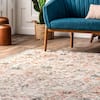Lenore Vintage Floral 5x8 Beige Area Rug for Home