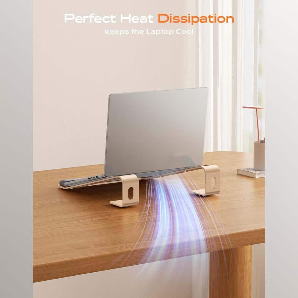 Ergonomic Detachable Laptop Stand with Wrist Support - Thumbnail 3