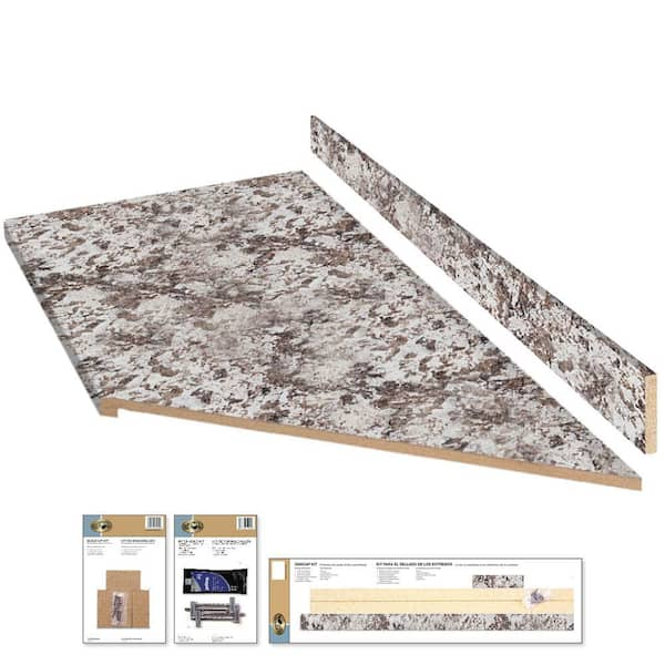 Hampton Bay Formica 8 Ft Right Miter Laminate Countertop Kit Included