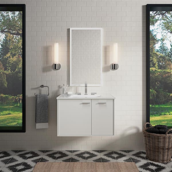 KOHLER Jute 30 in. W x 22 in. D x 20 in. H Bathroom Vanity Cabinet without Top in Mohair Grey