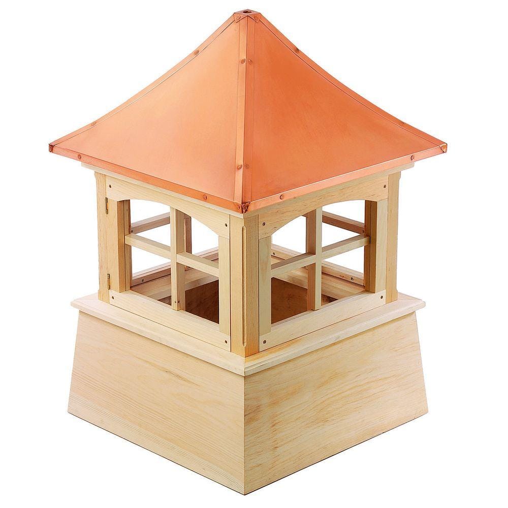 Good Directions Windsor 36 in. x 52 in. Wood Cupola with Copper Roof
