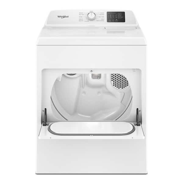 7.0 cu. ft. Vented Front Load Gas Dryer in White with Adaptive Dry and Wrinkle Shield option