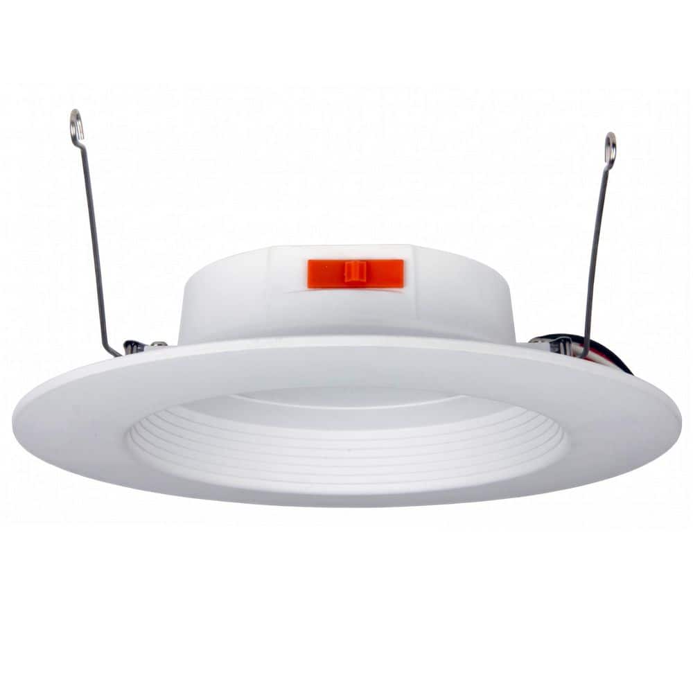 6 in. 75-Watt Equivalent 900 Lumens LED White Baffle Retrofit Recessed Downlight, 5CCT Selectable, Dimmable price history on PriceWatchPro