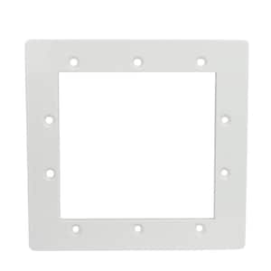 8.25 in. White Standard Swimming Pool or Spa Skimmer Face Plate