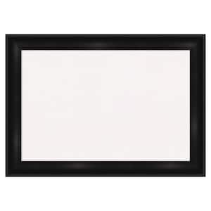 Grand Black Narrow White Corkboard 28 in. x 20 in. Bulletin Board Memo Board