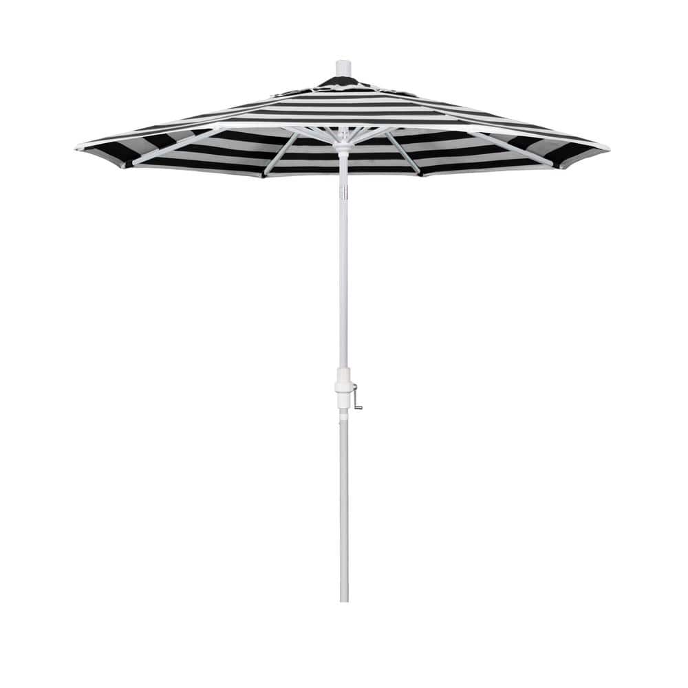 7.5 ft. Matted White Aluminum Market Patio Umbrella Collar Tilt Crank Lift in Cabana Classic Sunbrella price history on PriceWatchPro