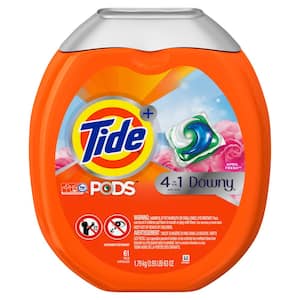 April Fresh Scent 4-In-1 HE Laundry Detergent Pods with Downy (61-Count)