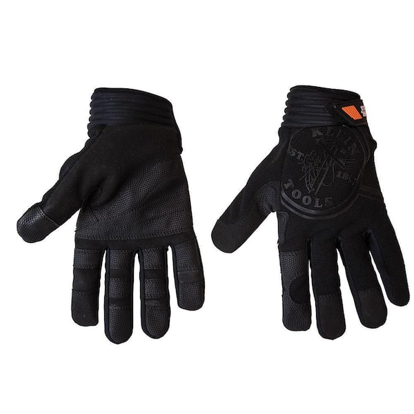Klein Tools Journeyman Extra Large Black Wire Pulling Gloves