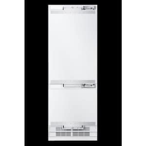 30 in. Built-in, Refrigerator with 11.5 cu. ft. & Bottom Freezer with 4.5 cu. ft. a total of 16.0 cu. ft., Panel Ready