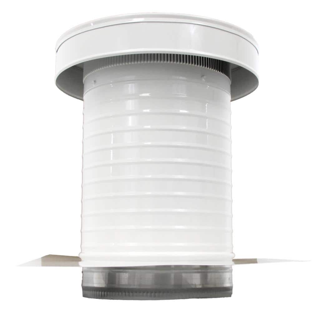 10 in. Dia. Aluminum Keepa Roof Jack in White