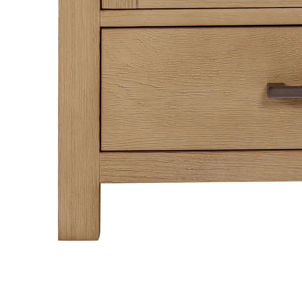 Modero 30'' Brushed Oak Single Bathroom Vanity Base
