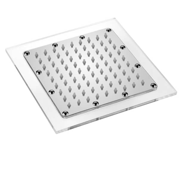 Hotel Spa 1-Spray 8 in. Single Wall Mount Fixed Rain Shower Head in Chrome