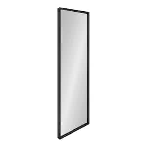Travis 48 in. x 16 in. Modern Rectangle Framed Accent Wall Mirror