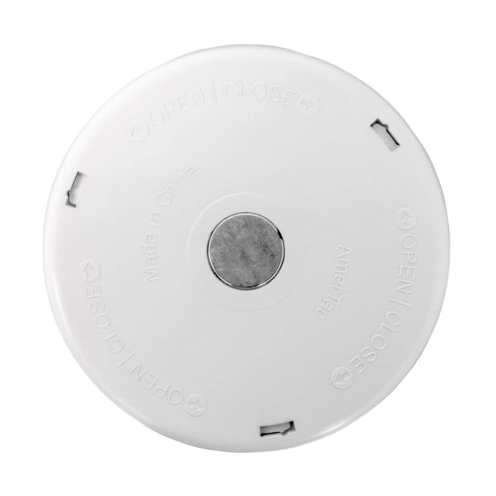 White Plastic Color Changing LED Puck Lights with Remote - 3 Pack