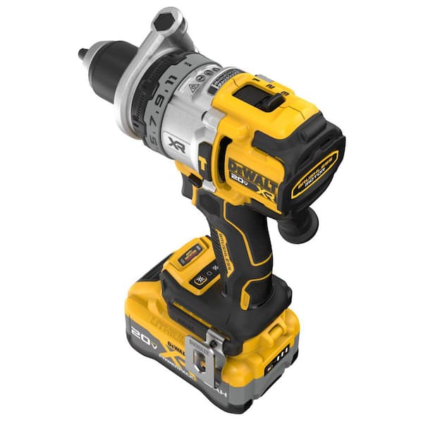 DEWALT - 20V XR Lithium-Ion Cordless Hammer Drill Kit with 8.0 Ah Battery, Charger and Kit Bag