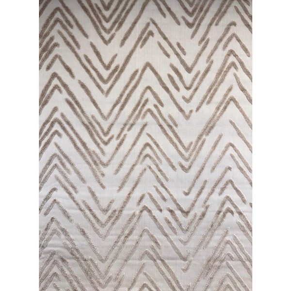 Alfombra Beige Cream 5 ft. x 7 ft. Abstract Indoor Area Rug