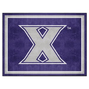 Xavier Musketeers Navy 8 ft. x 10 ft. Plush Area Rug