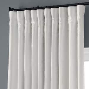 Off White Extra Wide Rod Pocket Blackout Curtain - 100 in. W x 96 in. L (1 Panel)