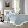 Madison Park - Ashbury 5 Piece Reversible Bedspread Set - Blue - King