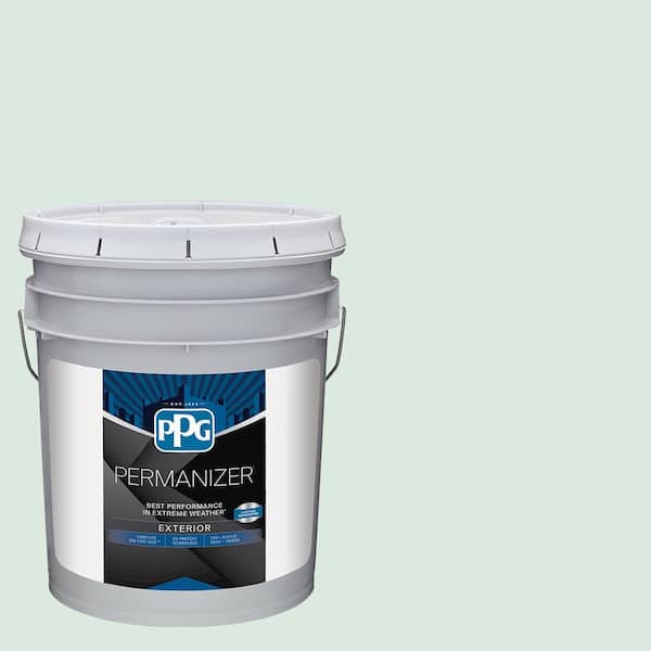 5 gal. PPG1132-1 Clair De Lune Semi-Gloss Exterior Paint