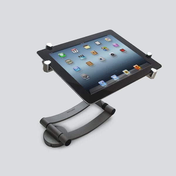 Tablet Stand Mount Wall Desk Under Cabinet Adjustable 360° Rotating  Universal