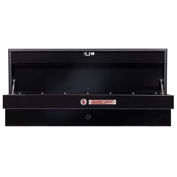 Weather Guard 56 in. Gloss Black Steel Lo-Side Truck Tool Weather Guard 56 in. Gloss Black Steel Lo-Side Truck Tool