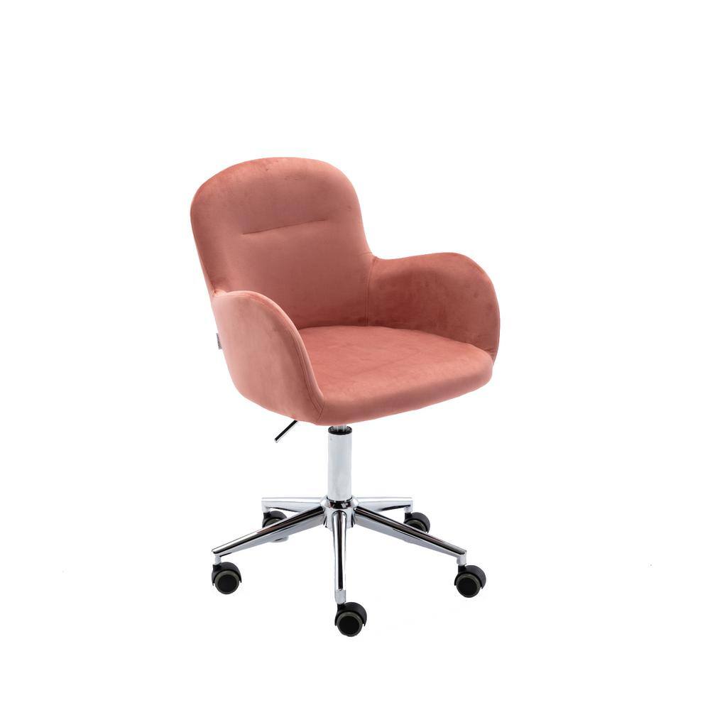 JASMODER Light Wood Velvet Modern Velvet Swivel Accent Shell Chair for ...