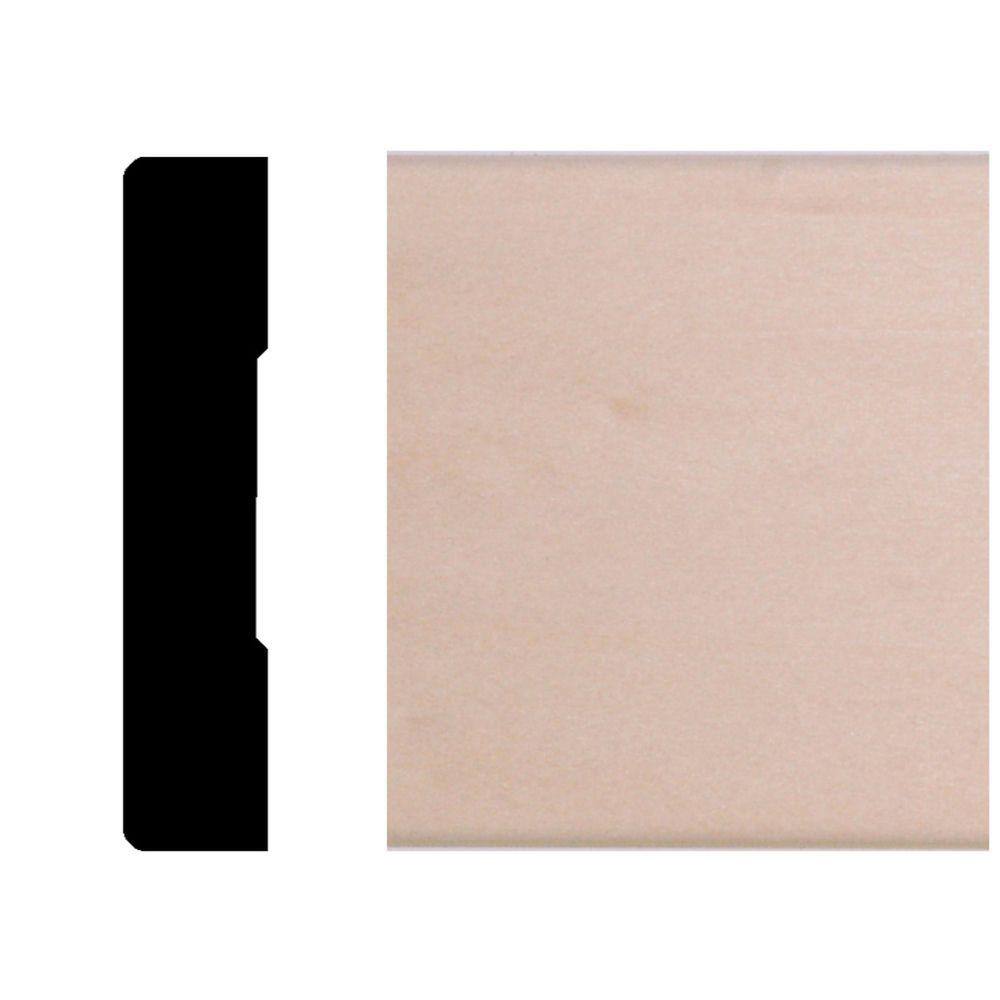 HOUSE OF FARA 5/8 in. x 3 in. Hardwood Mullion Casing Wood Moulding 273 The Home Depot