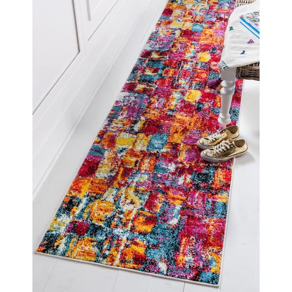Lyon Athena Multi 2' 0 x 6' 0 Runner Rug