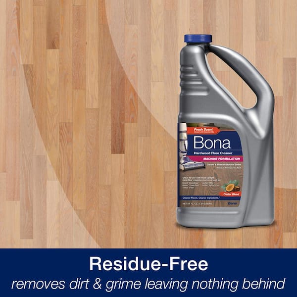 Bona 64 Oz Cedar Wood Scent Hardwood Floor Cleaning Machine Formulation Wm700053012 The