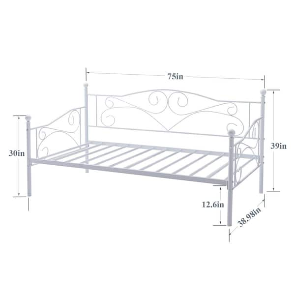 WEEKLY or MONTHLY. White Hope Eternal Twin Daybed – Community Furnishings