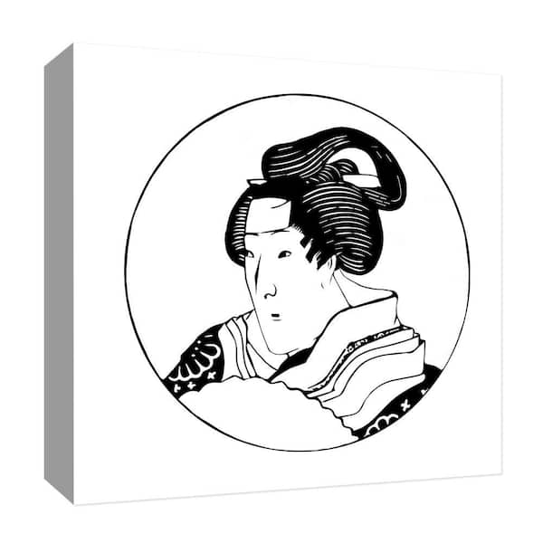 PTM Images ''Oriental Custom II'' Canvas Abstract Wall Art 15 in. x 15 in.
